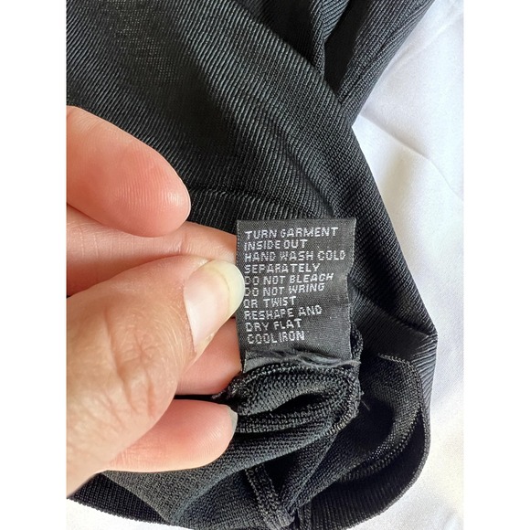 Michael Simon Shirt Womens XL Black Beaded Embellished Sleeveless Tank Top Rayon - Picture 7 of 12